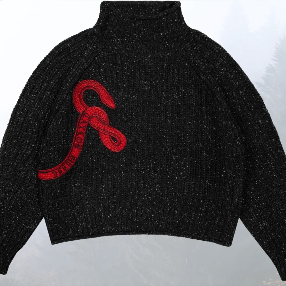 Reputation Mockneck Cropped Sweater Holiday Collection 2024 Taylor Swift